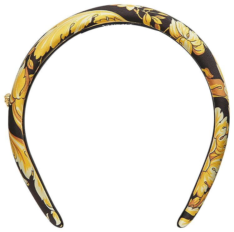 Versace Fabric Hair Twill BlackGold