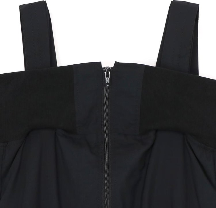 Yohji Yamamoto Regulation Off Shoulder Jacket Black