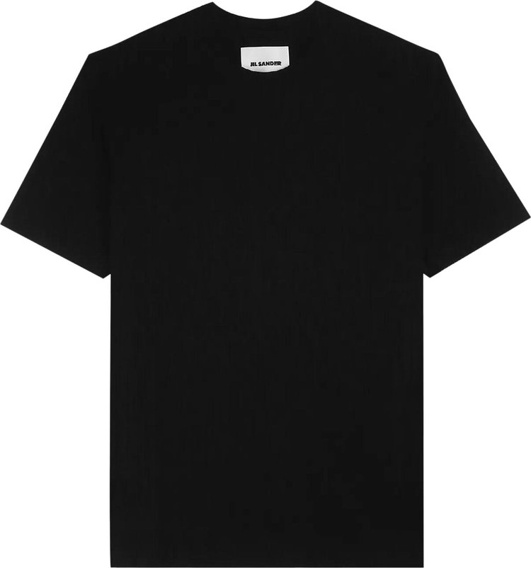 Jil Sander Short Sleeve T Shirt Black