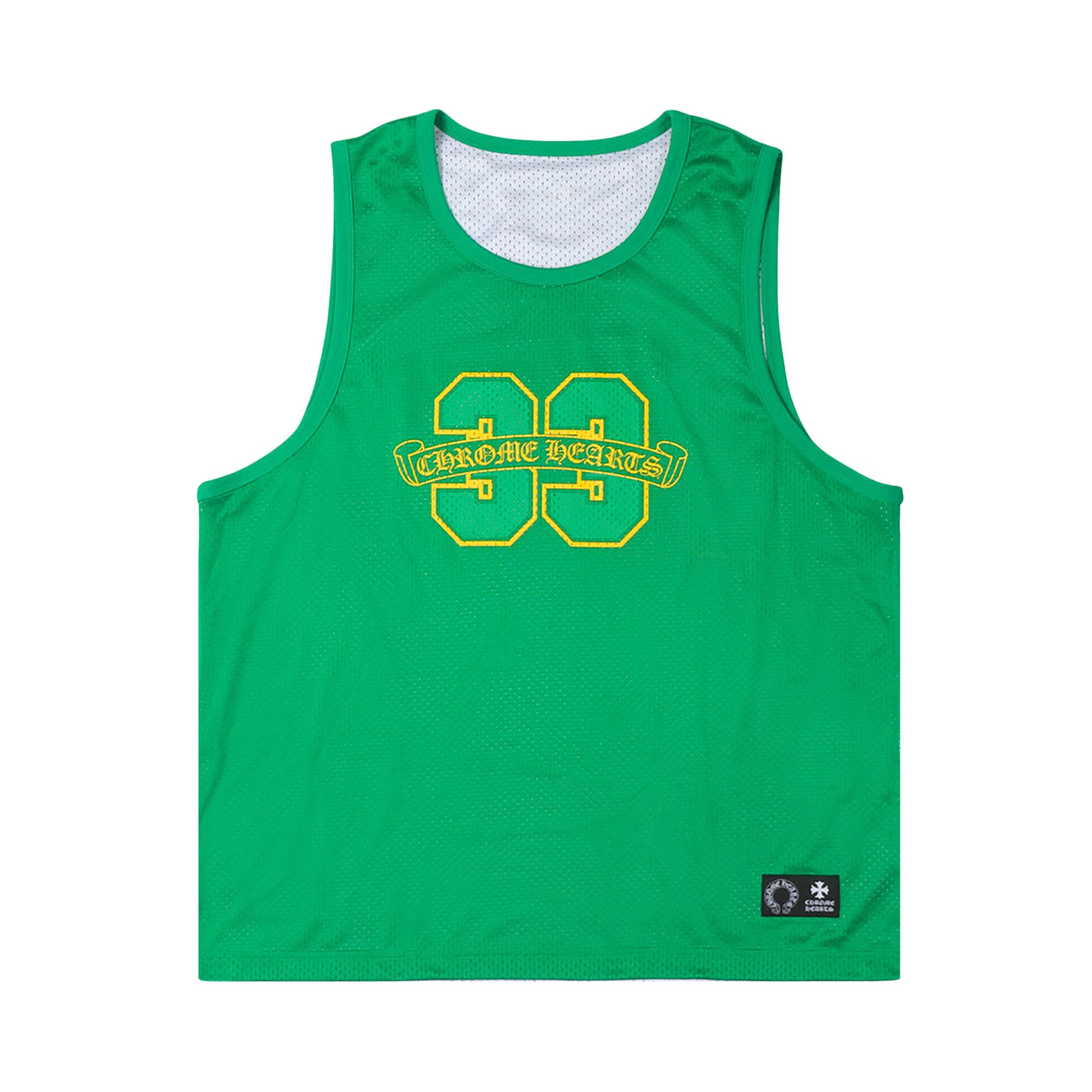 Chrome Hearts Sports Mesh Reversible Basketball Jersey Black