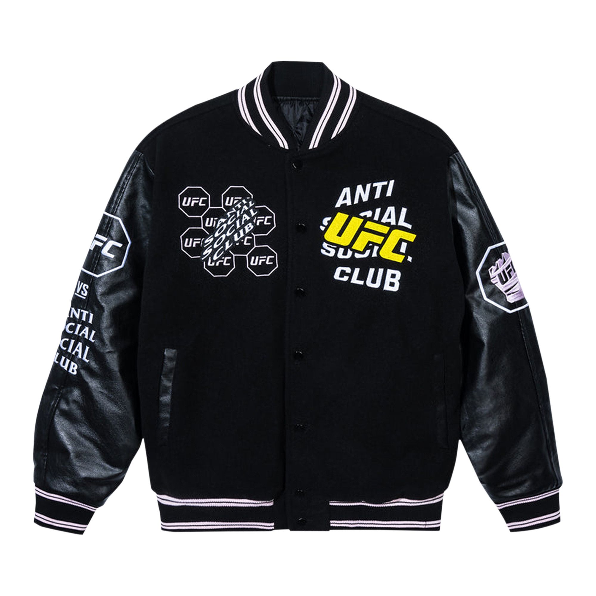 Anti social social club letterman jacket online