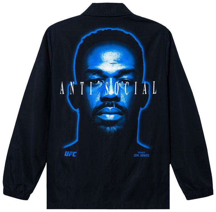 Anti Social Social Club x UFC Bones Jacket Black