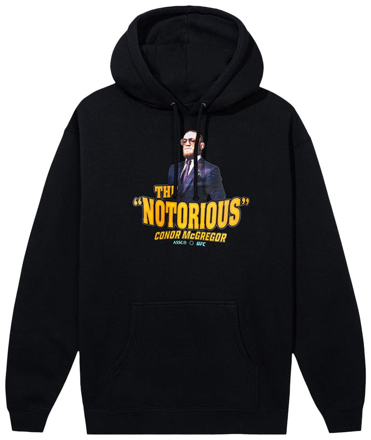 Anti Social Social Club x UFC Conor McGregor Hoodie Black
