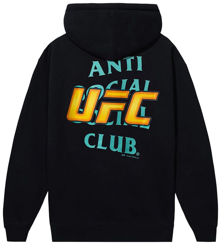 Anti Social Social Club x UFC Conor McGregor Hoodie Black