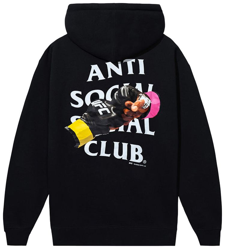 Anti Social Social Club x UFC Suga Hoodie Black