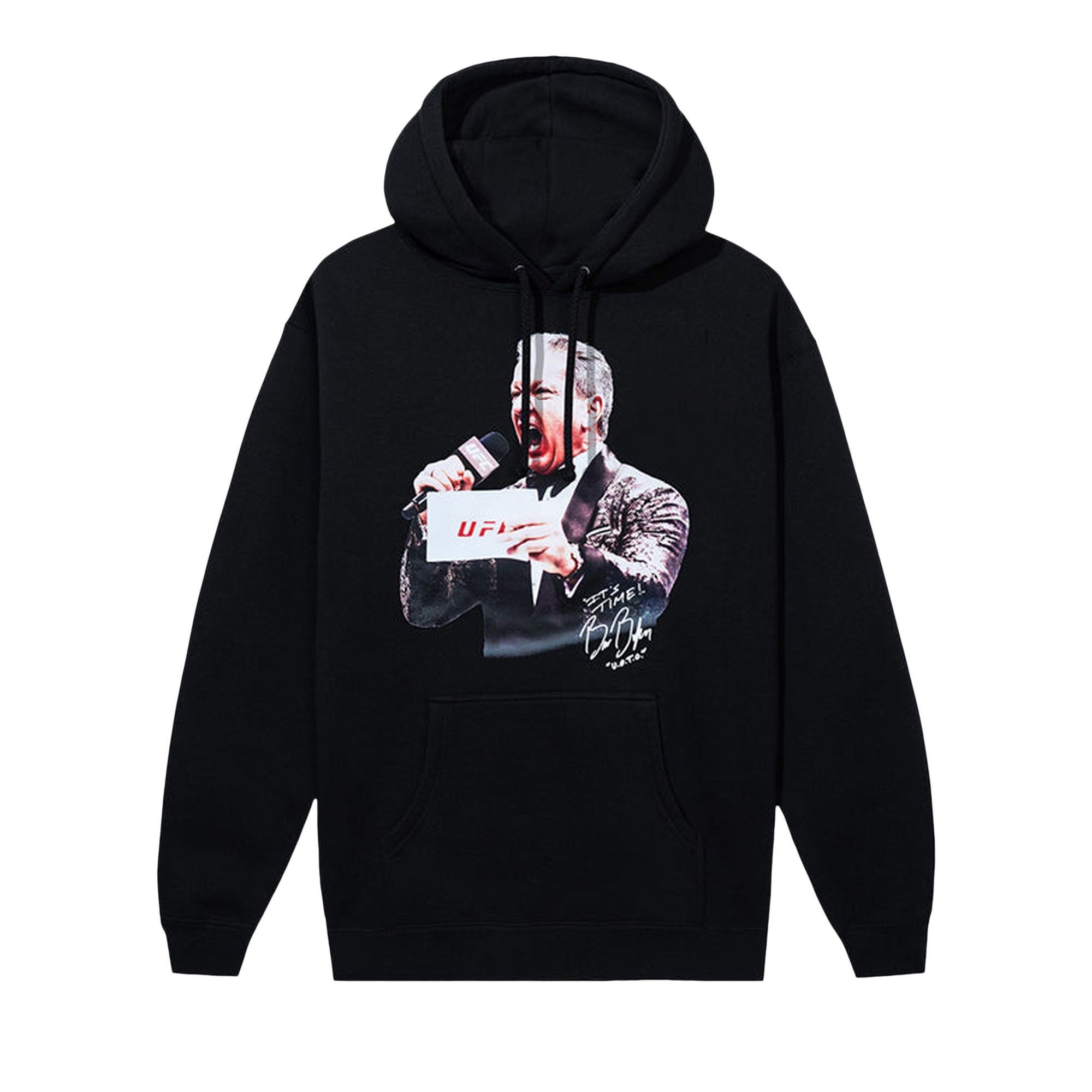 Buy Anti Social Social Club x UFC Bruce Buffer Hoodie 'Black