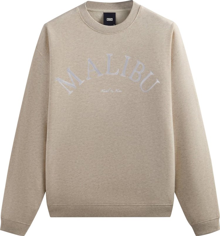 Kith Malibu Souvenir Crewneck Heather Oatmeal