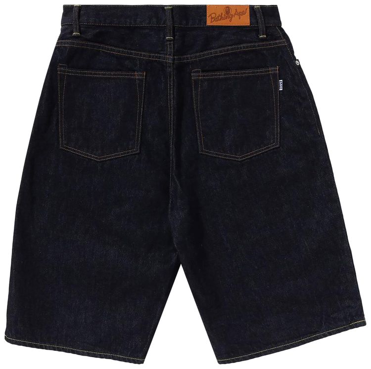 BAPE Shark Denim Shorts Indigo