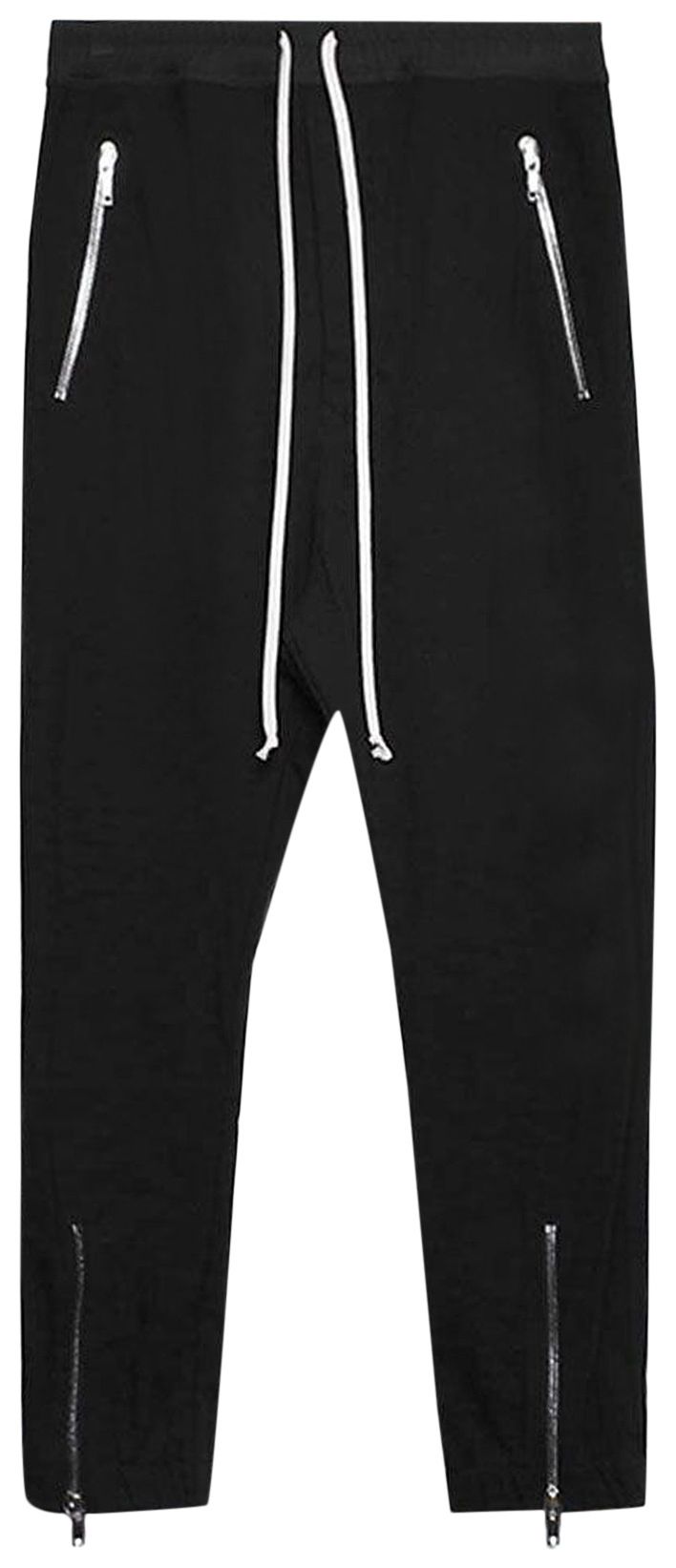 Rick Owens Drawstring Track Pants Black