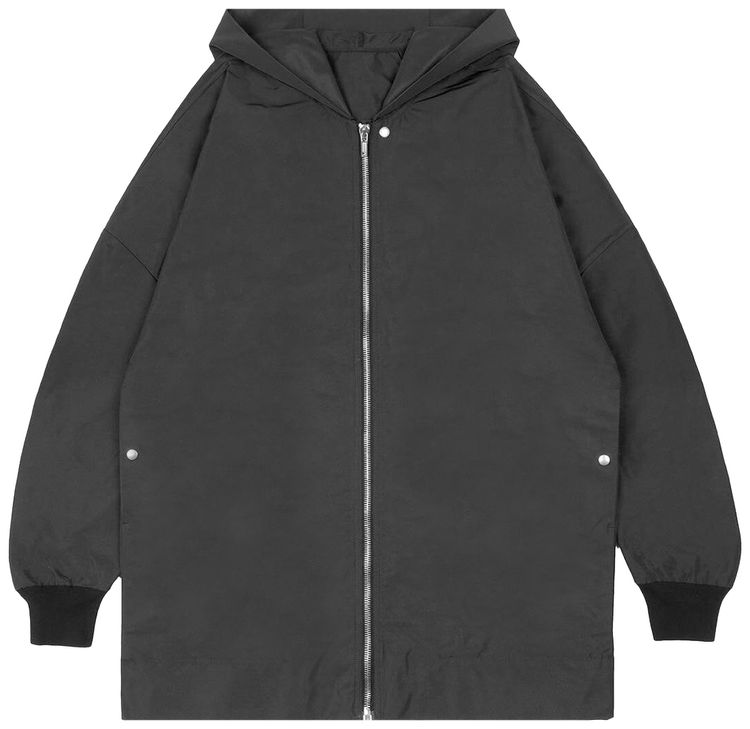 Rick Owens Jumbo Peter Hooded Coat Black