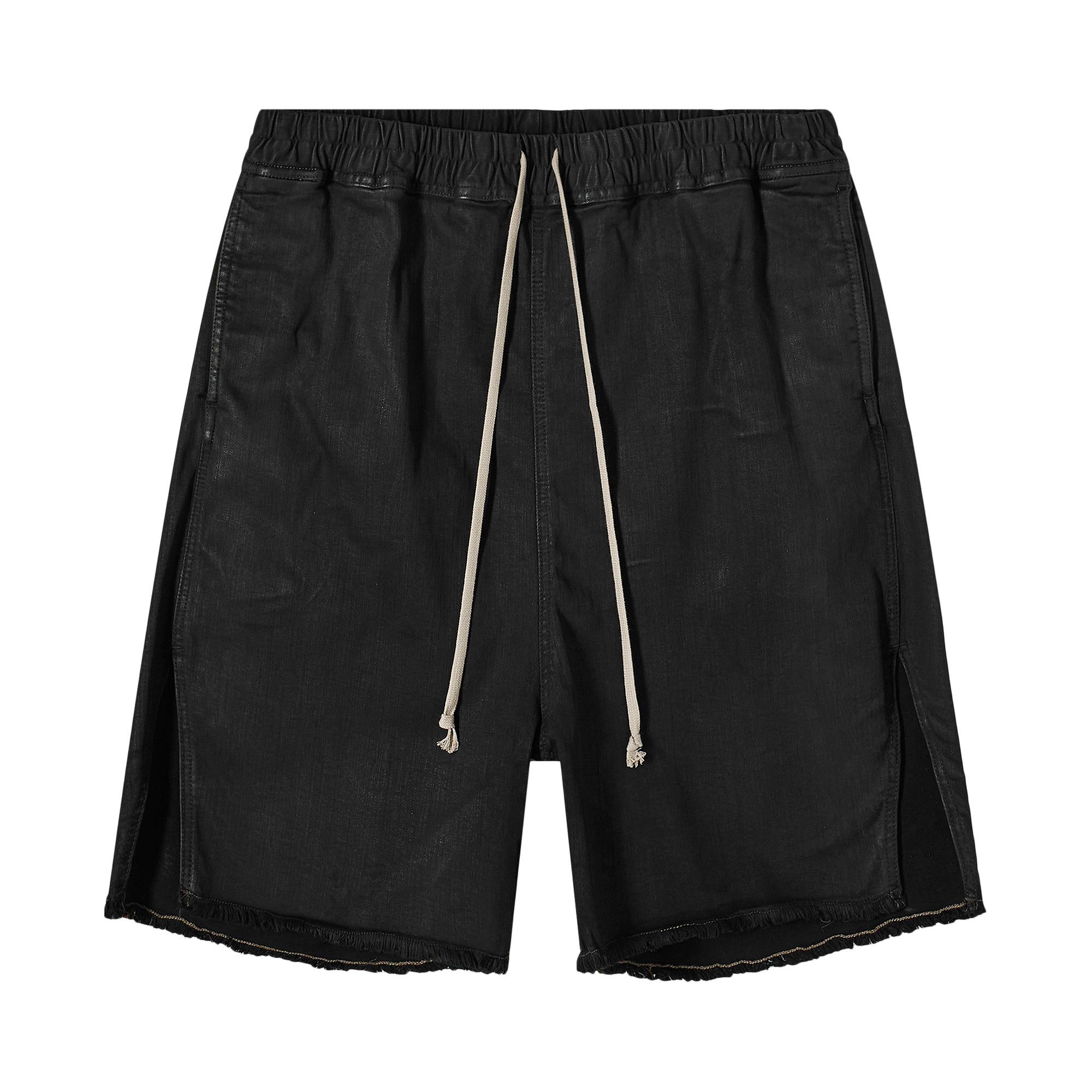 Buy Rick Owens Denim Boxers Shorts 'Black Wax' - RR01D3310 SBW 99