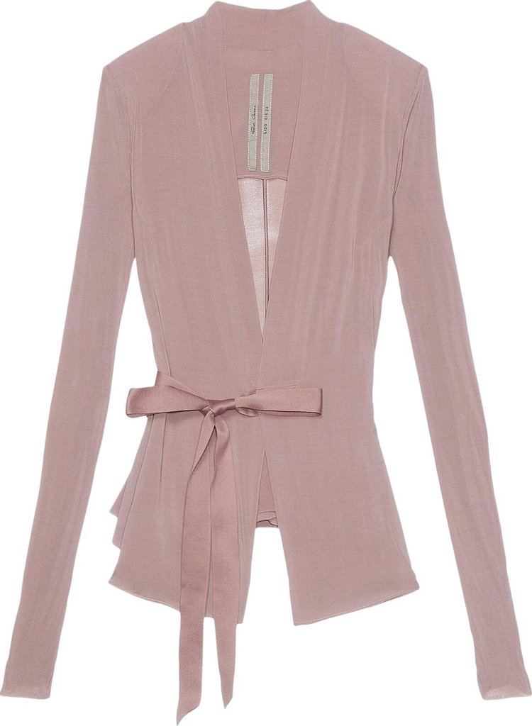 Rick Owens Hollywood Wrap Jacket Dusty Pink