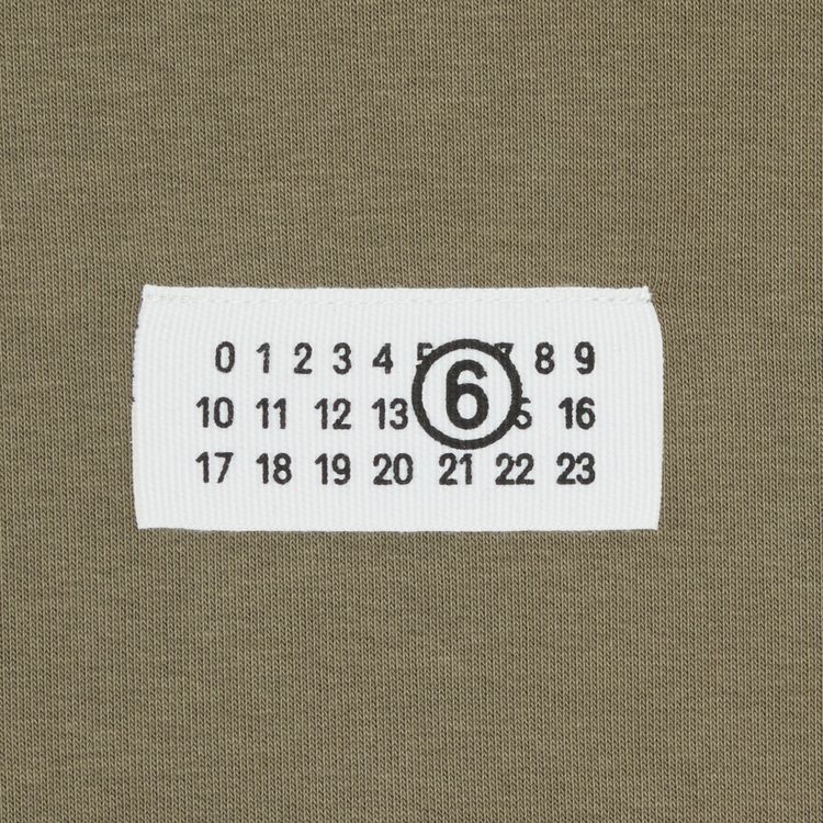 MM6 Maison Margiela Unbrushed Jersey Sweatshirt Bus Green