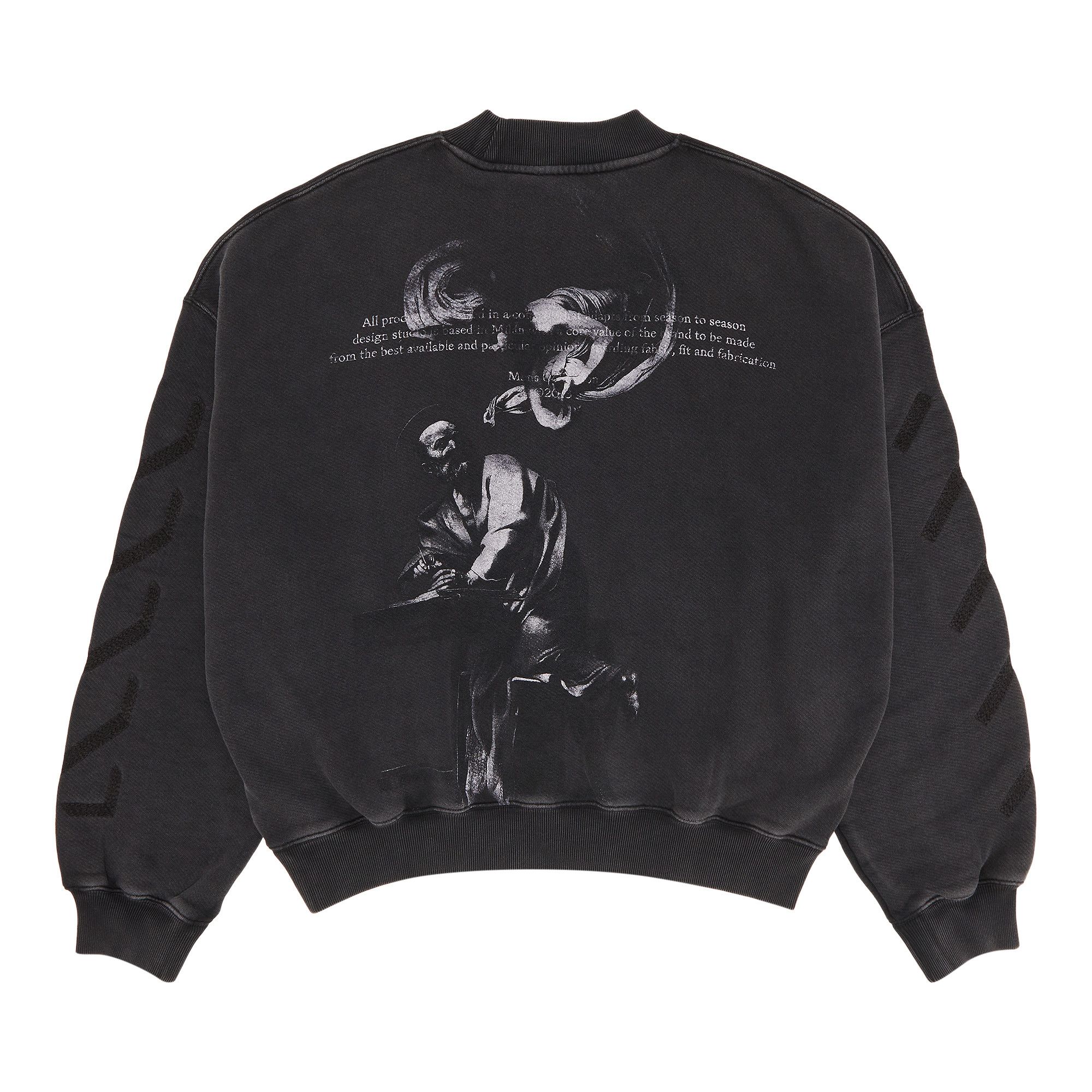 あなたにおすすめの商品 Buy Off-White 'Black/Grey Crewneck Over Matthew Saint トップス