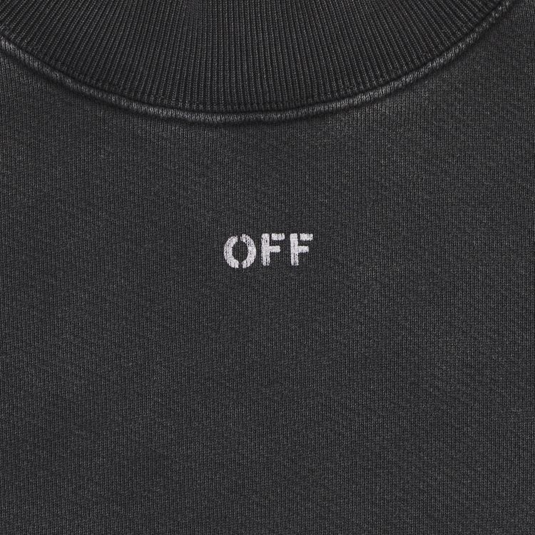 Off White Saint Matthew Over Crewneck BlackGrey