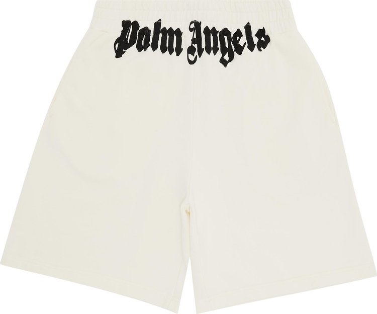 Palm Angels Classic Logo Sweatshorts Off WhiteBlack