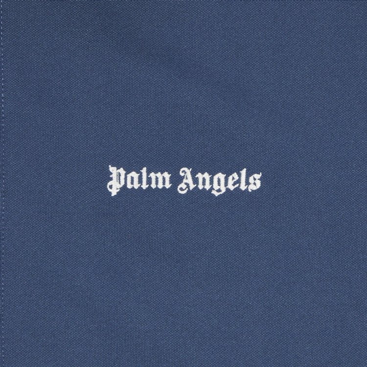 Palm Angels Classic Logo Track Jackets Indigo BlueOff White