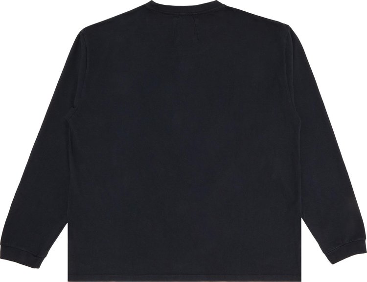 Rhude Side Logo Long Sleeve Tee Vintage Black