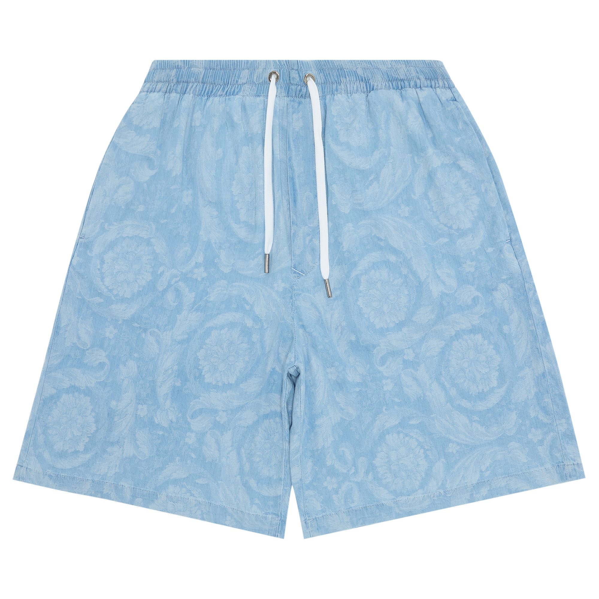 ショーツ VERSACE LIGHT-BLUE COTTON SHORTS 1329992_01.jpg.jpeg?width=750