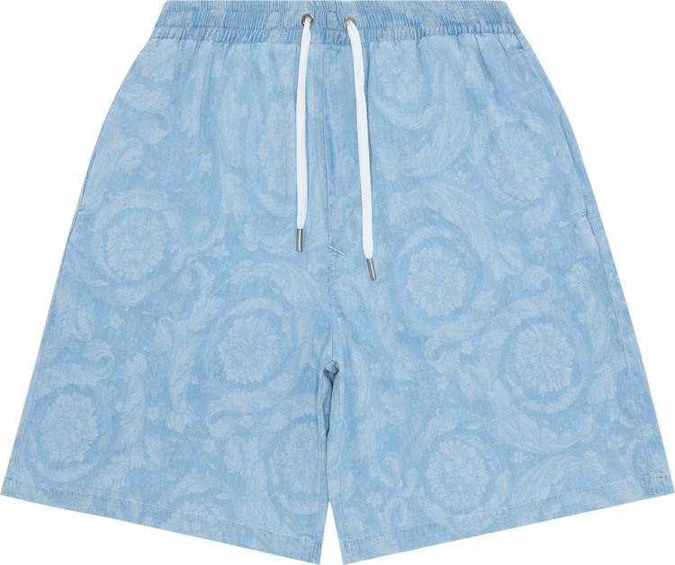 Versace Denim Short Light Blue