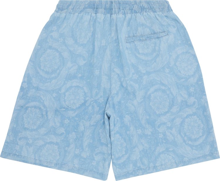 Versace Denim Short Light Blue