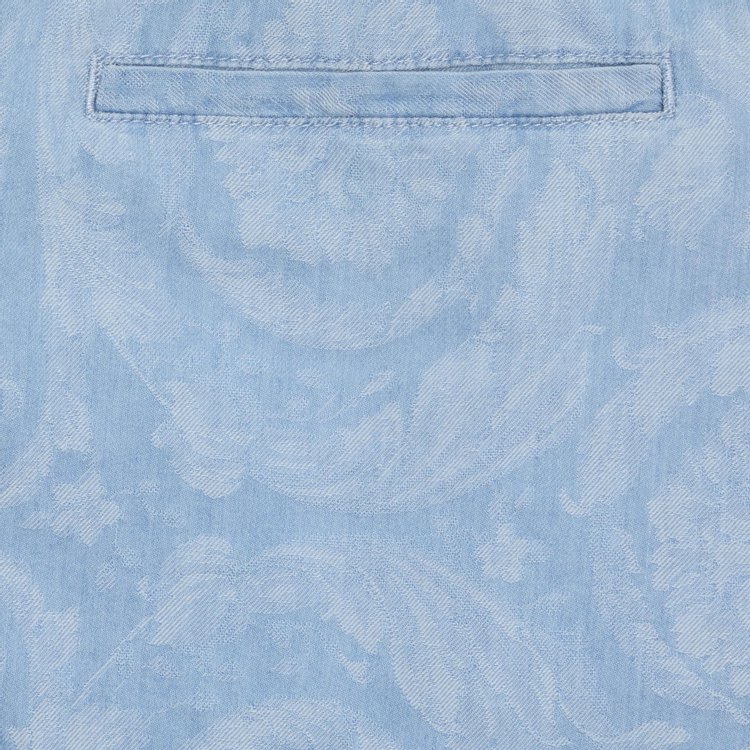 Versace Denim Short Light Blue