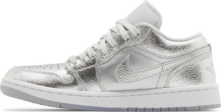 Wmns Air Jordan 1 Low SE Metallic Silver