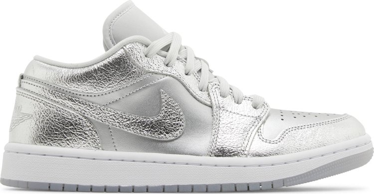 Wmns Air Jordan 1 Low SE Metallic Silver