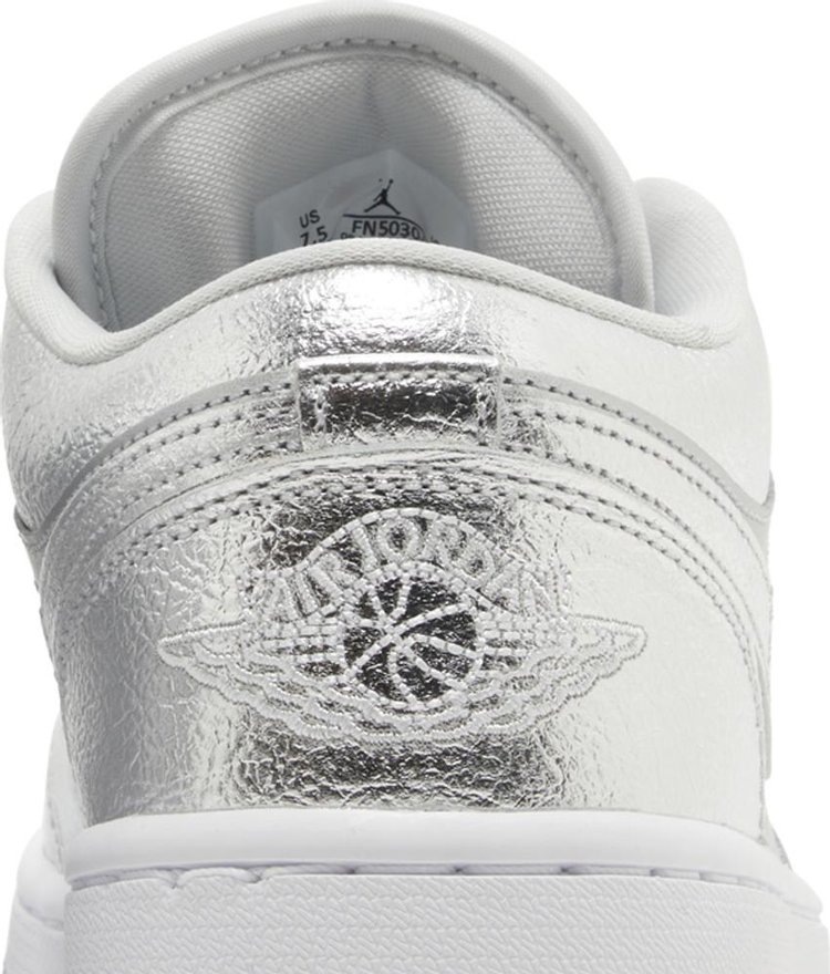 Wmns Air Jordan 1 Low SE Metallic Silver