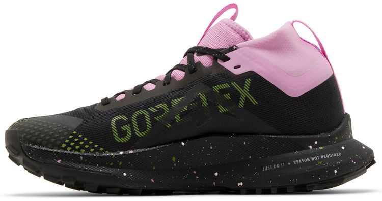Nike Wmns React Pegasus Trail 4 GORE TEX Black Pink Chlorophyll