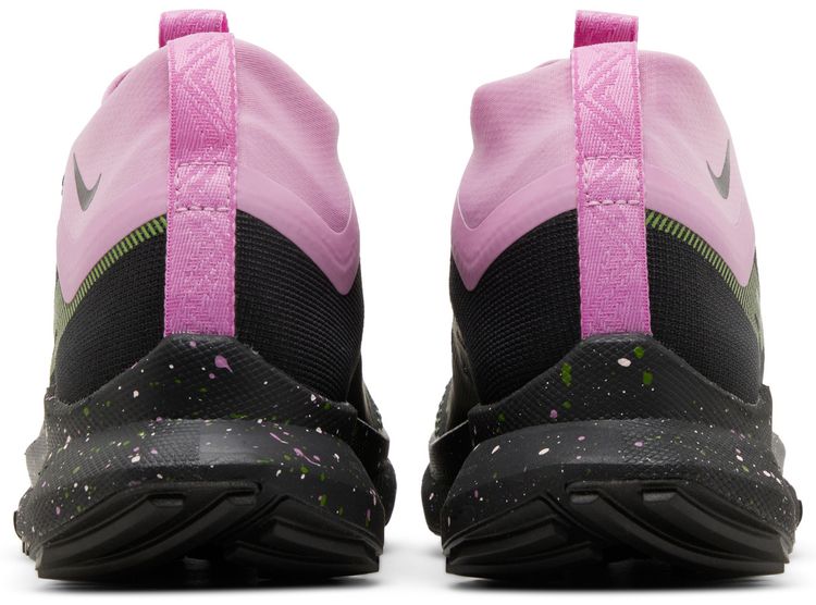 Nike Wmns React Pegasus Trail 4 GORE TEX Black Pink Chlorophyll