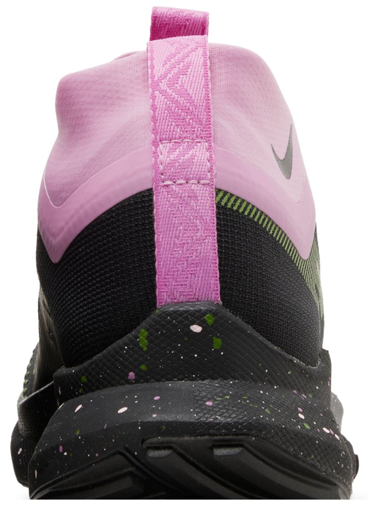Nike Wmns React Pegasus Trail 4 GORE TEX Black Pink Chlorophyll
