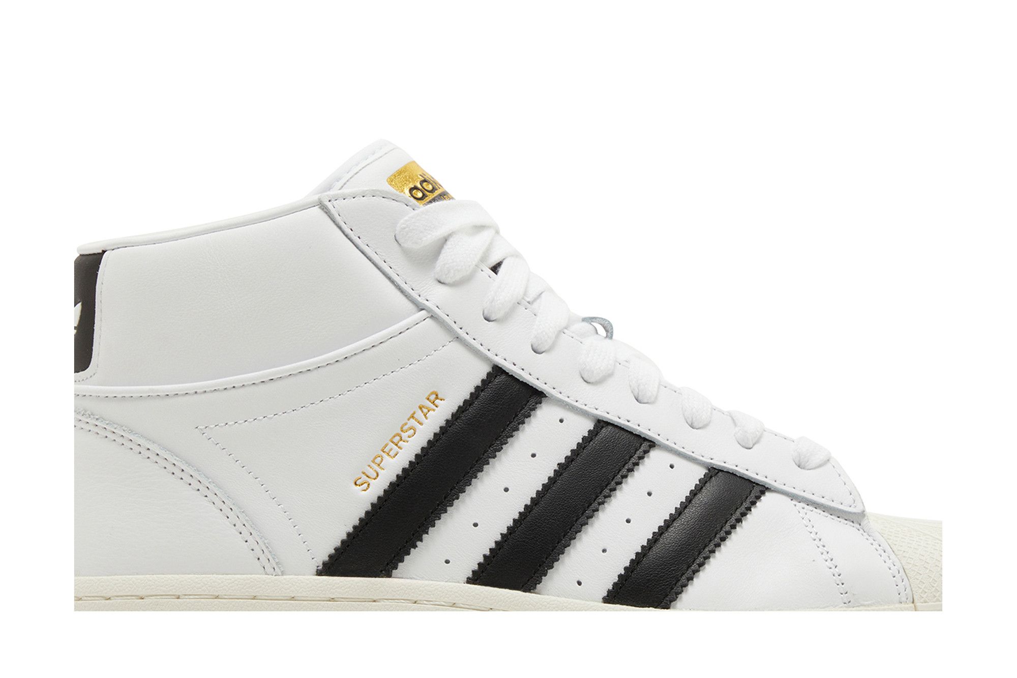 Size 11.5 Superstar XLG Mid White Black