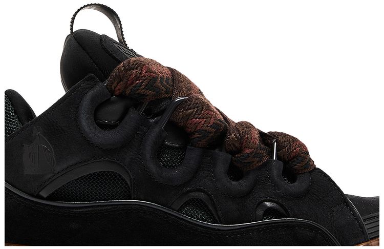 Lanvin Curb Sneakers Tortoise Effect   Dark Brown