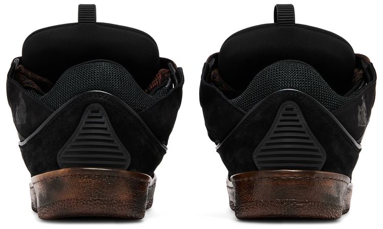 Lanvin Curb Sneakers Tortoise Effect   Dark Brown