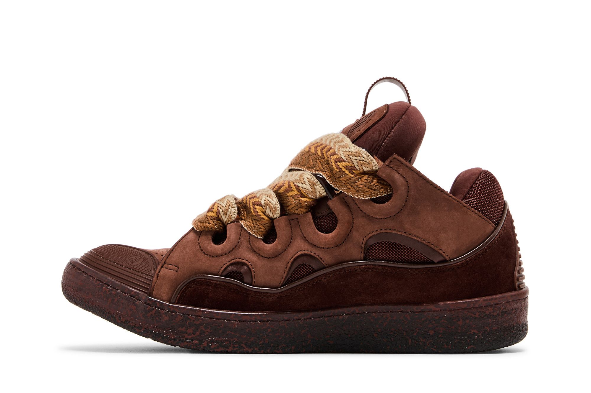 Buy Lanvin Curb Sneakers 'Speckled Effect - Brown' - FM SKRK11