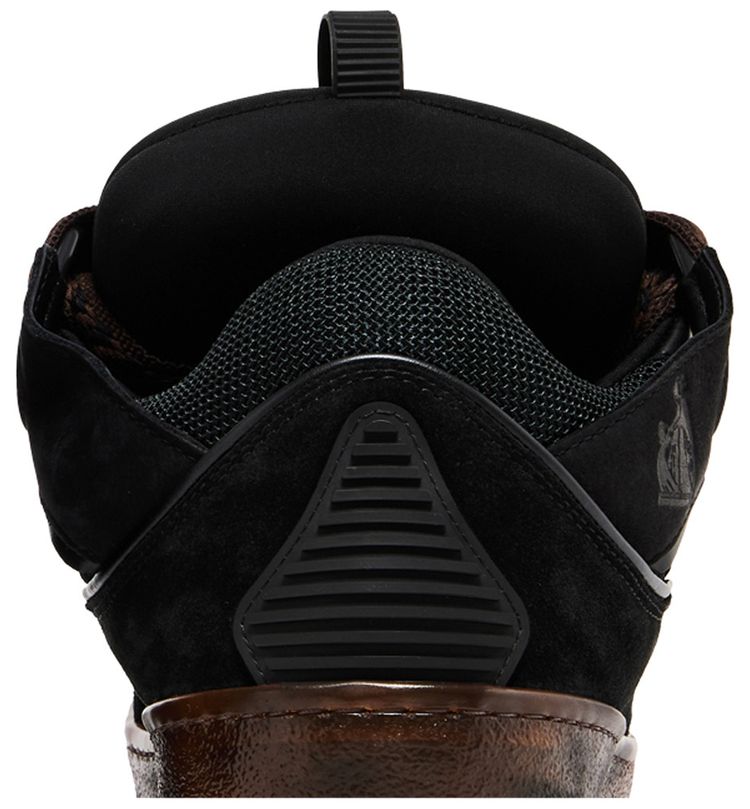 Lanvin Curb Sneakers Tortoise Effect   Dark Brown