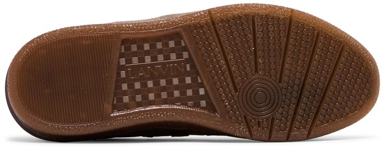 Lanvin Clay Low Translucent Sole   Burgundy Green