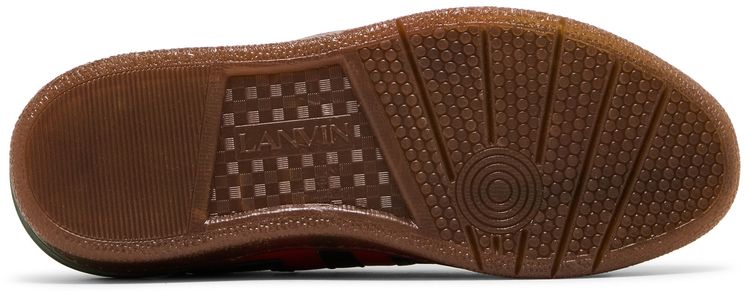 Lanvin Clay Low Translucent Sole   Green Red