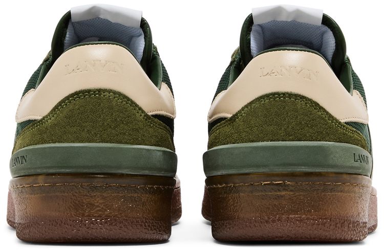 Lanvin Clay Low Translucent Sole   Green Red