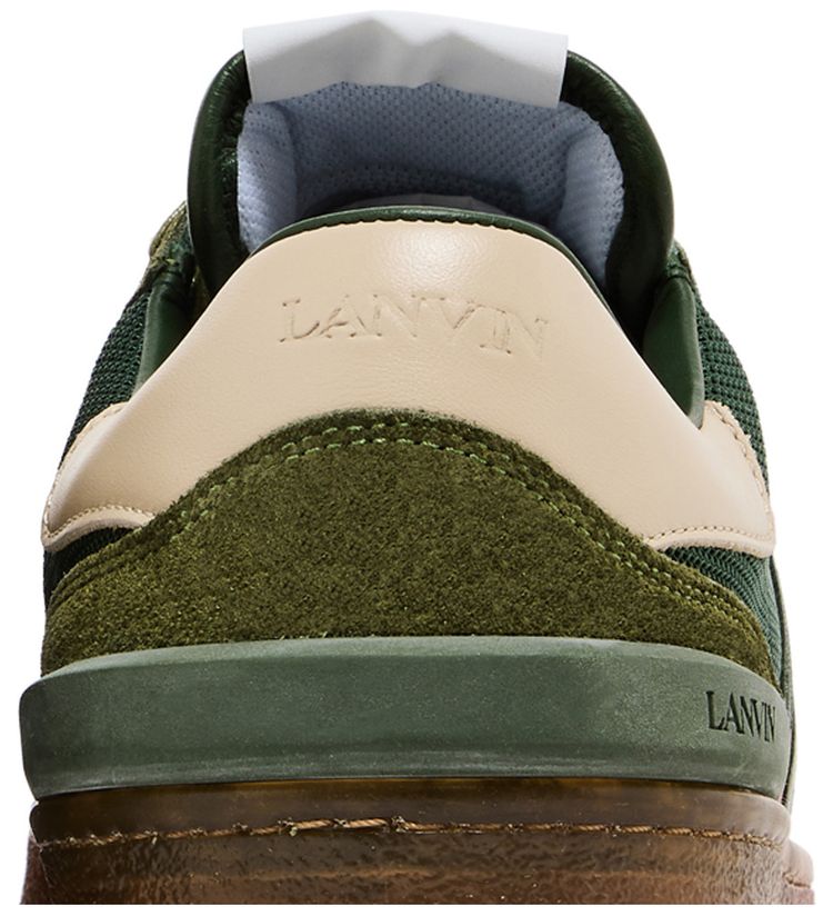 Lanvin Clay Low Translucent Sole   Green Red