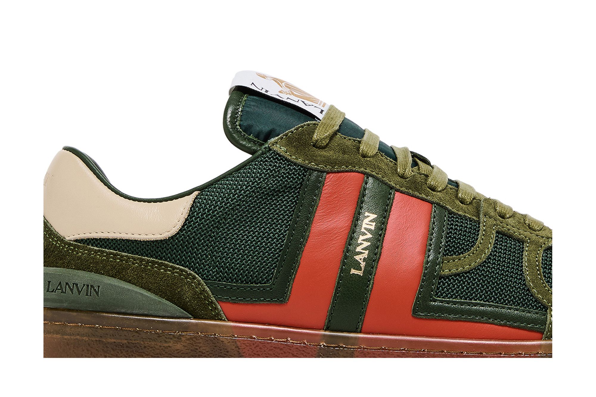 Buy Lanvin Clay Low 'Translucent Sole - Green Red' - FM SKDK00