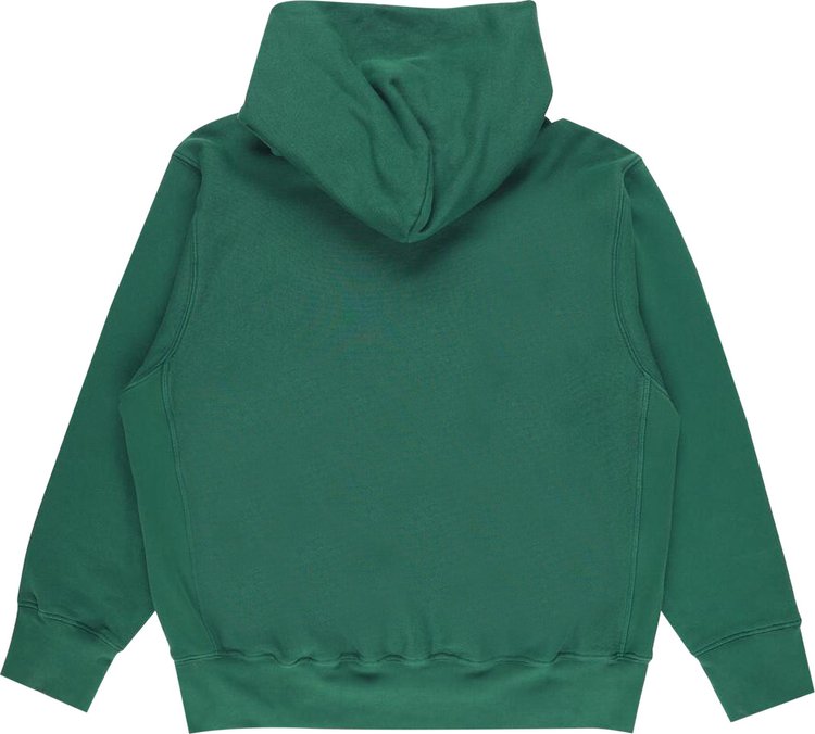 Les Tien Cropped Hoodie Washed Verde