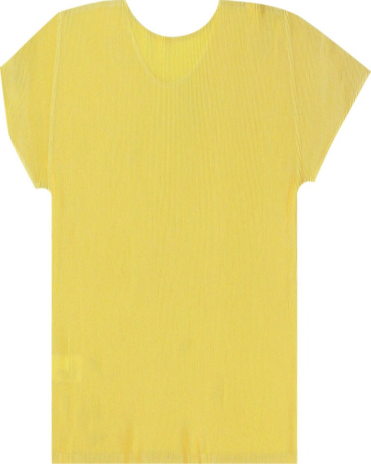 Pleats Please Issey Miyake Mist April Shirt Yellow