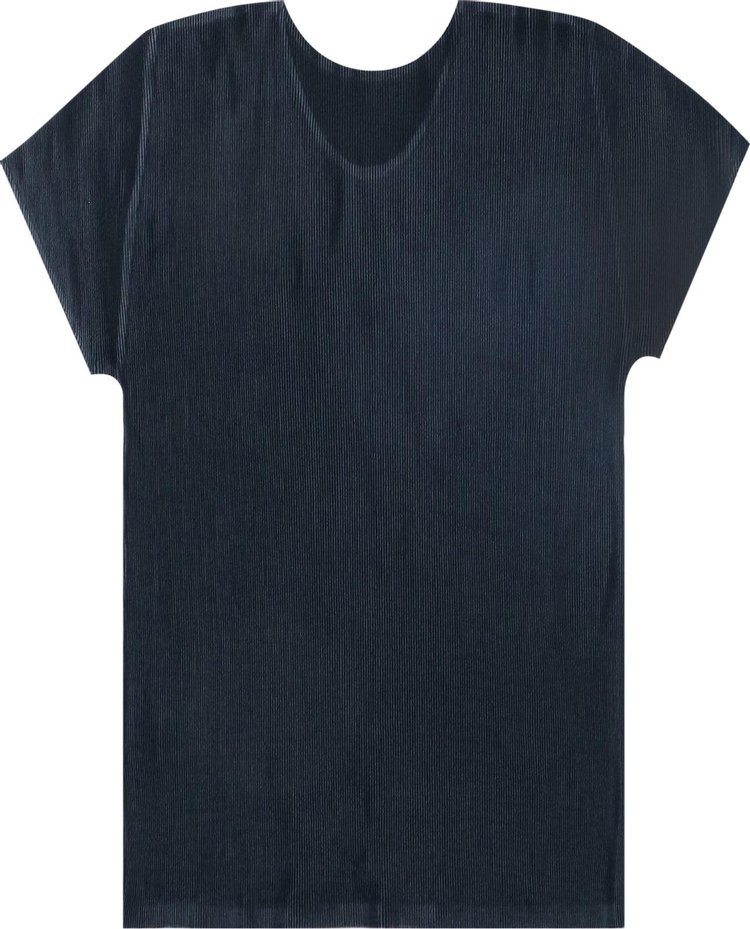 Pleats Please Issey Miyake Mist April Shirt Dark Navy