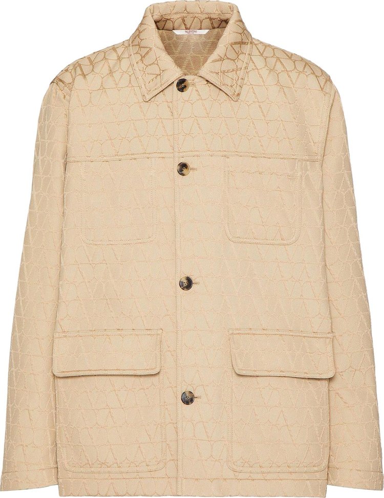 Valentino Garavani Toile Iconographe Jacket Beige