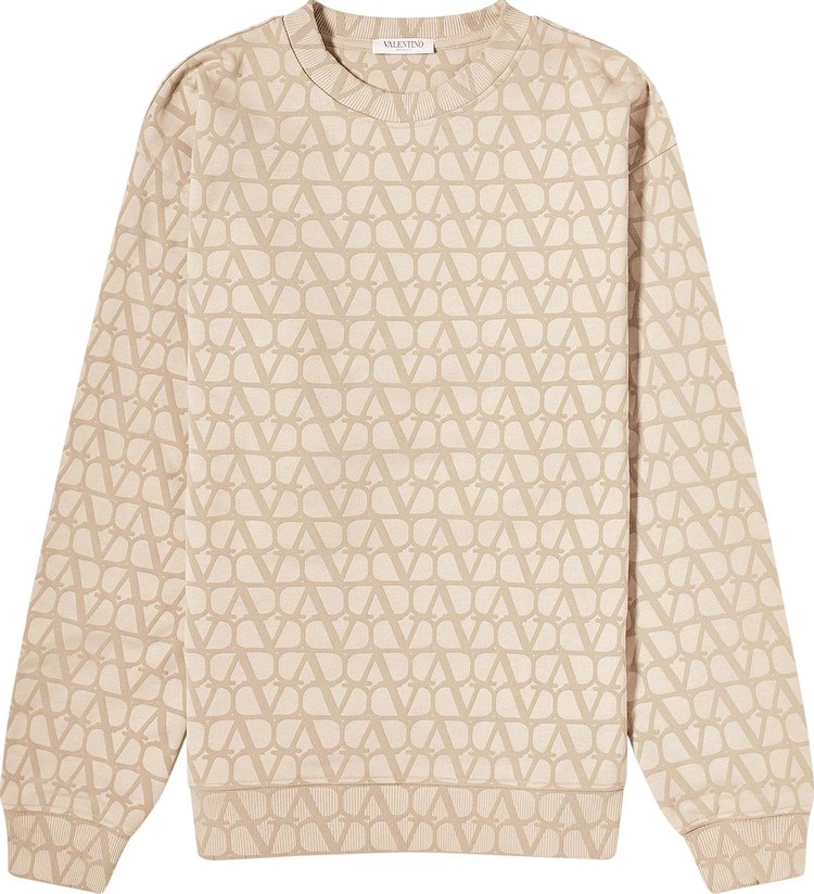 Valentino Garavani Toile Iconographe Sweatshirt Beige