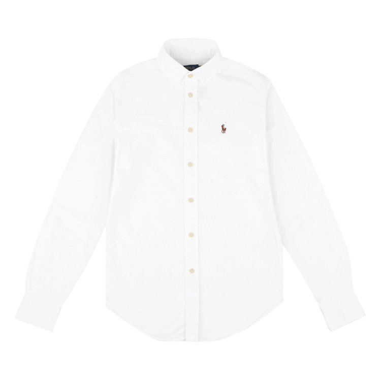 Polo Ralph Lauren Long Sleeve Oxford Shirt White