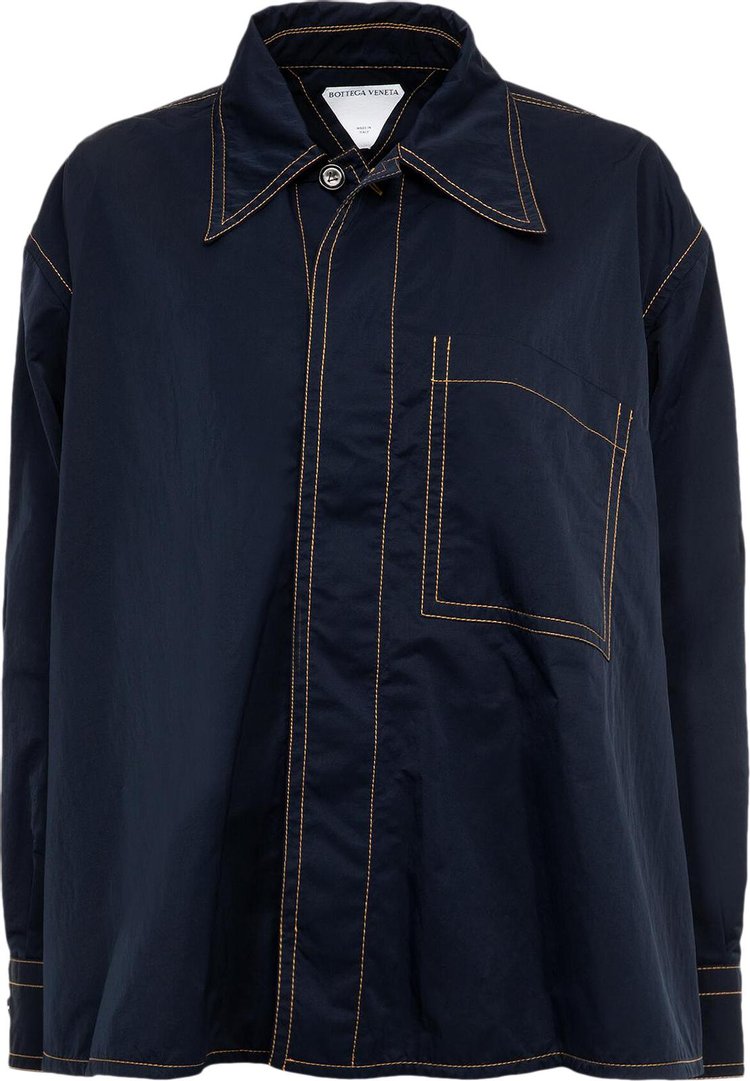 Bottega Veneta Tech Nylon Jacket Navy