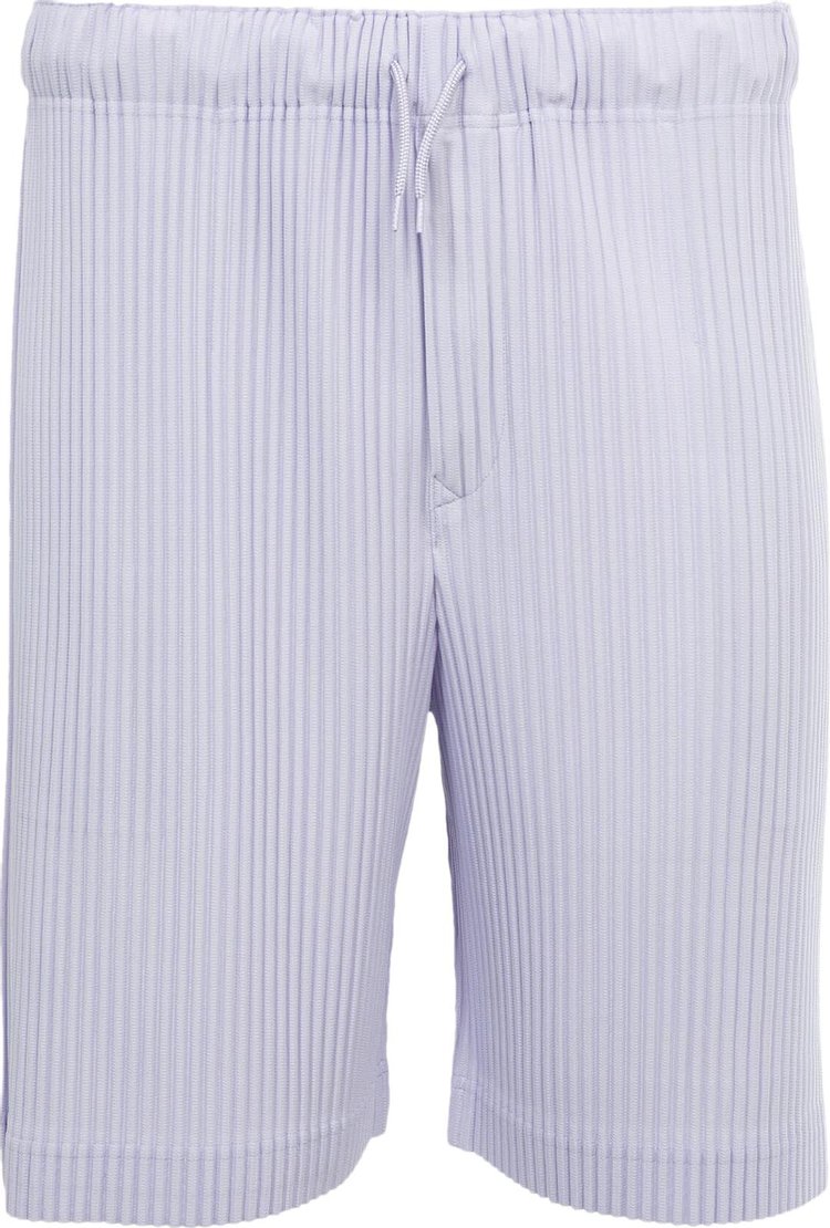 Issey Miyake Colorful Pleats Shorts Soft Lavender